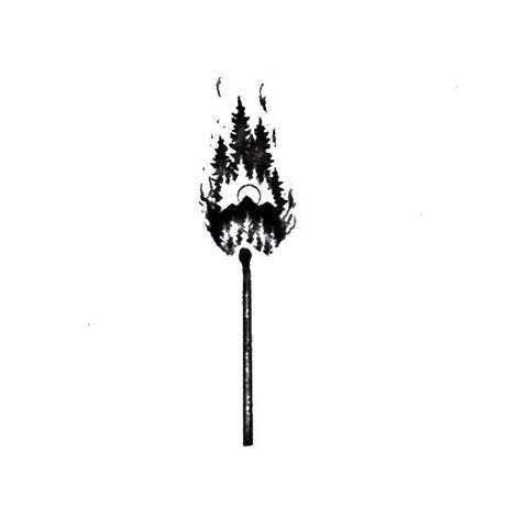 Mystic Ink® Eternal Flame Mystic Ink® Eternal Flame Temporary Tattoo | Herbal-Blessed, Energy-Fueled