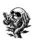 No Speak, Only Bloom No Speak Only Bloom Tattoo – Gothic Skull Butterfly Temporary Tattoo (Mystic Ink®)