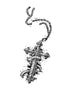 Fallen Grace Temporary Tattoo – Cross & Sword Design for Inner Strength