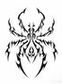 Shadow Arachne Totem — Temporary Tattoo
