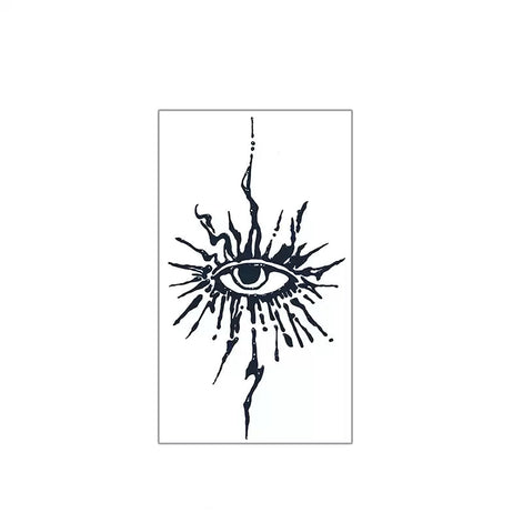 Sunburst Eye · Temp Tattoo