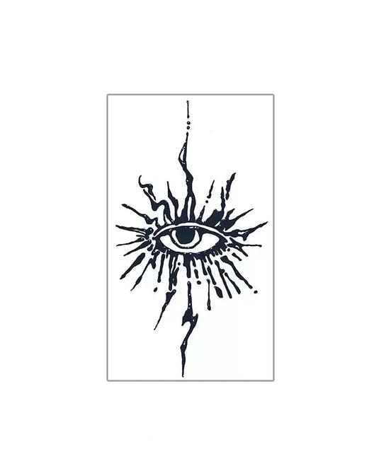 Sunburst Eye · Temp Tattoo