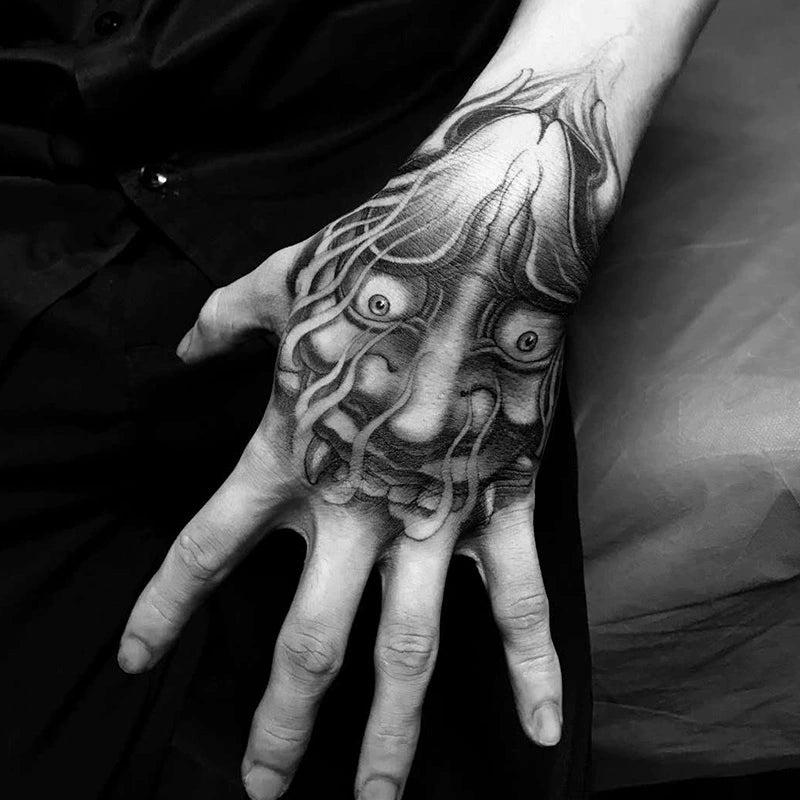 Melted Mask Temp Tattoo