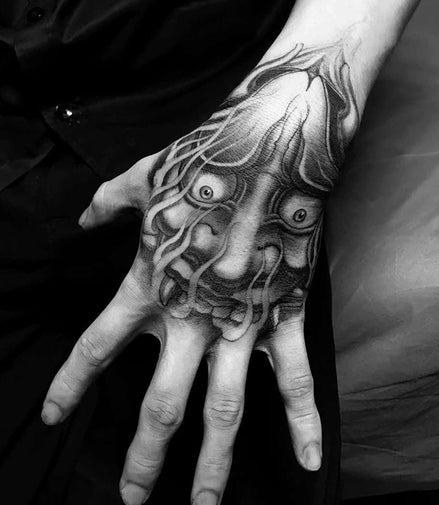 Melted Mask Temp Tattoo