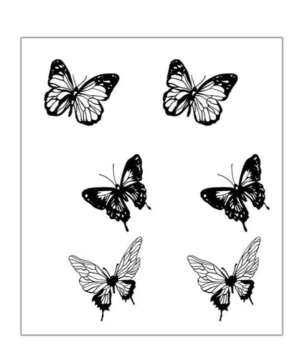 Mini Butterfly Set Temp Tattoo