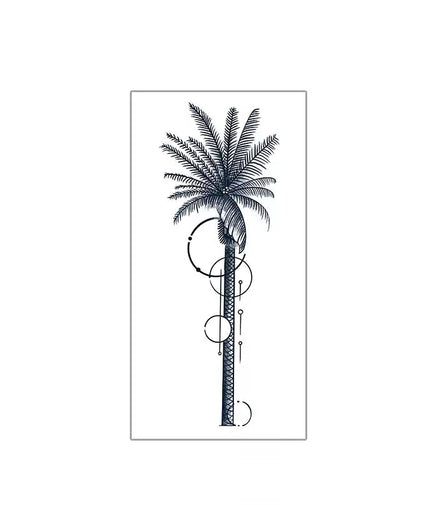 Coconut Palm Temp Tattoo