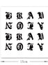 Old English Knuckle Temp Tattoo