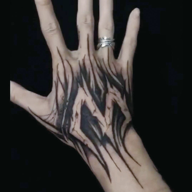 Nightshard Hand Temp Tattoo
