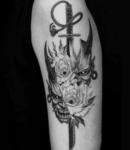 Ankh Blade Temp Tattoo