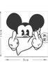 Street Mascot Hand Tattoo Sticker
