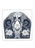 Oni Mask Sleeve Temp Tattoo