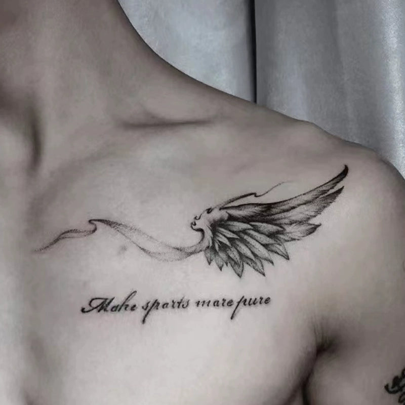 Seraph Wing Temp Tattoo