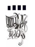 Ornate Script Hand Temp Tattoo
