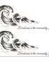 Wave Script Temp Tattoo