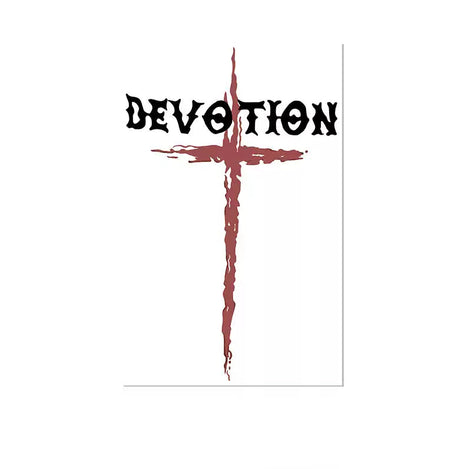 Devotion Cross Temp Tattoo