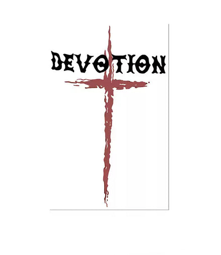Devotion Cross Temp Tattoo
