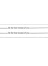 Vertical Quote Line Temp Tattoo