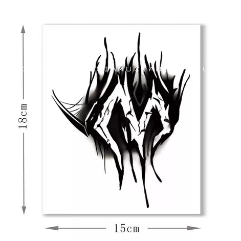 Nightshard Hand Temp Tattoo