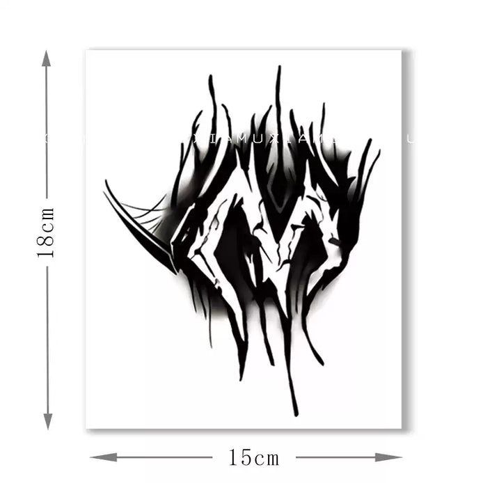 Nightshard Hand Temp Tattoo