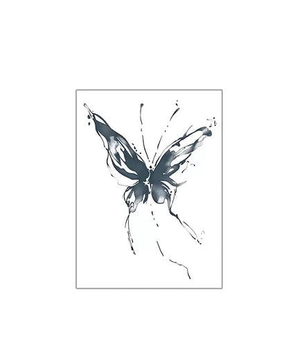 Inkblot Butterfly Temp Tattoo