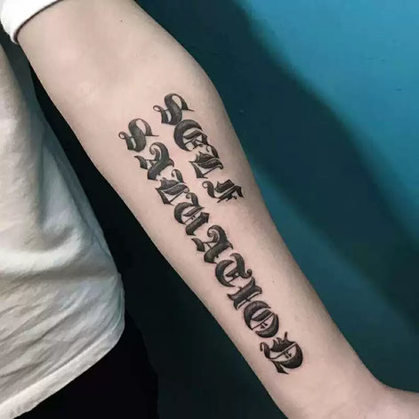 Self Salvation Temp Tattoo