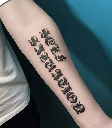 Self Salvation Temp Tattoo
