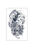 Geisha Hannya Temp Tattoo