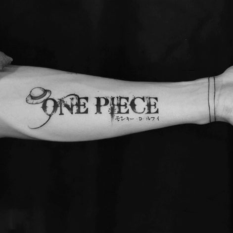 ONE PIECE Logo Temp Tattoo