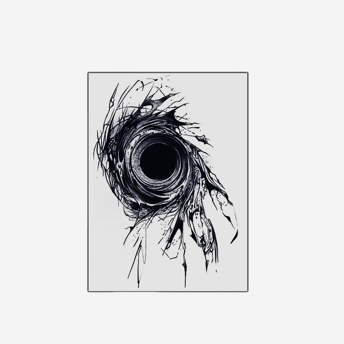 Abyss Whisper Spiral Tattoo – Herbal Blessed, Magnetic Field Attuned | Mystic Ink