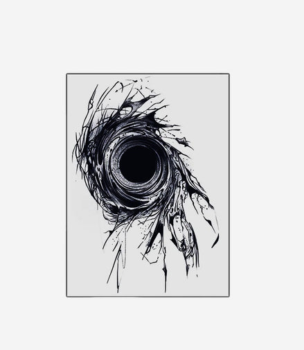 Abyss Whisper Spiral Tattoo – Herbal Blessed, Magnetic Field Attuned | Mystic Ink
